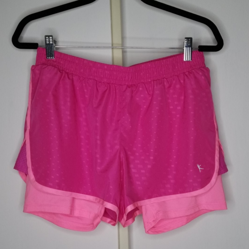 Danskin size M jogging shorts w/ built in shorts
